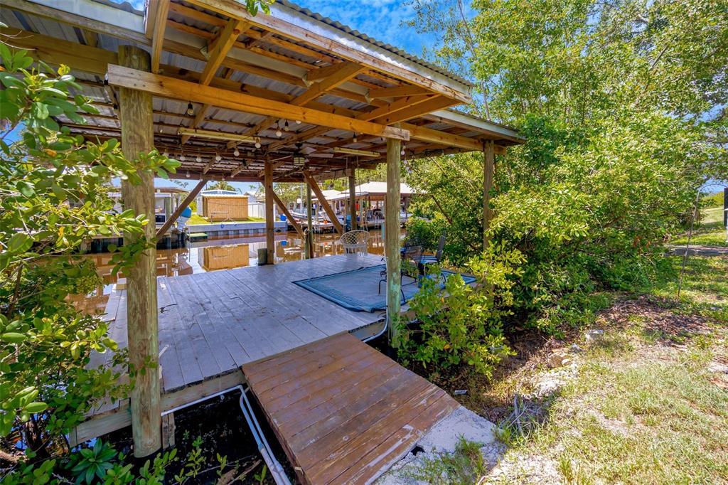 9935 River Drive Gibsonton, FL 33534 - Photo 7 of 29 a view of yard with patio