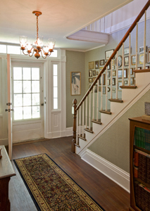 566 Main Road Monterey, MA 01245 - Photo 8 of 31 a view of entryway and hall with wooden floor