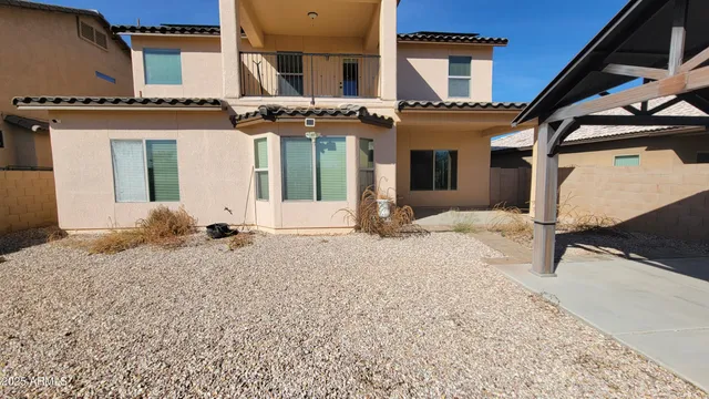 front view of a house with a roof deck