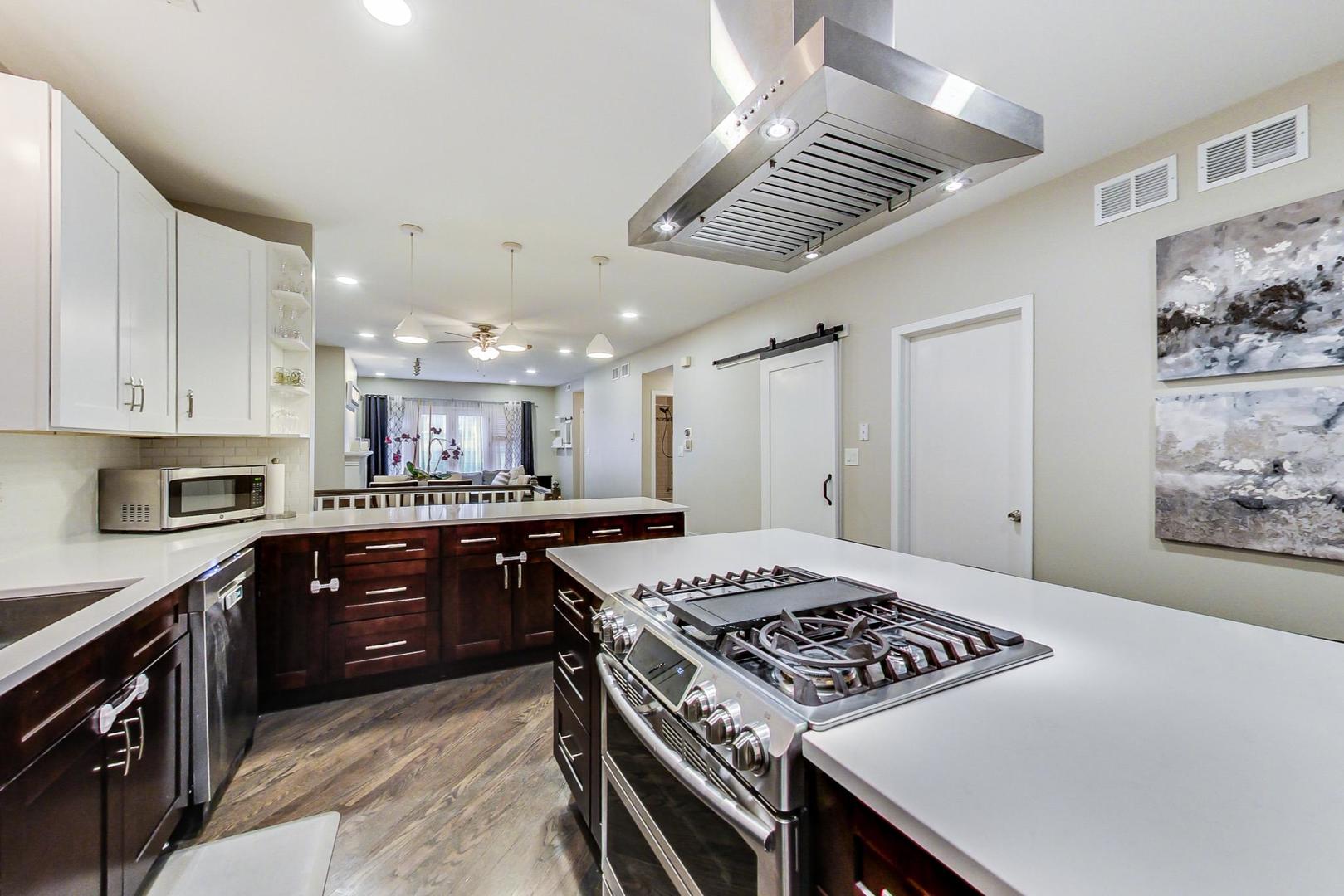 1532 West Fry Street, Unit 1 Chicago, IL 60642 - Photo 11 of 34 a kitchen with a stove and a sink