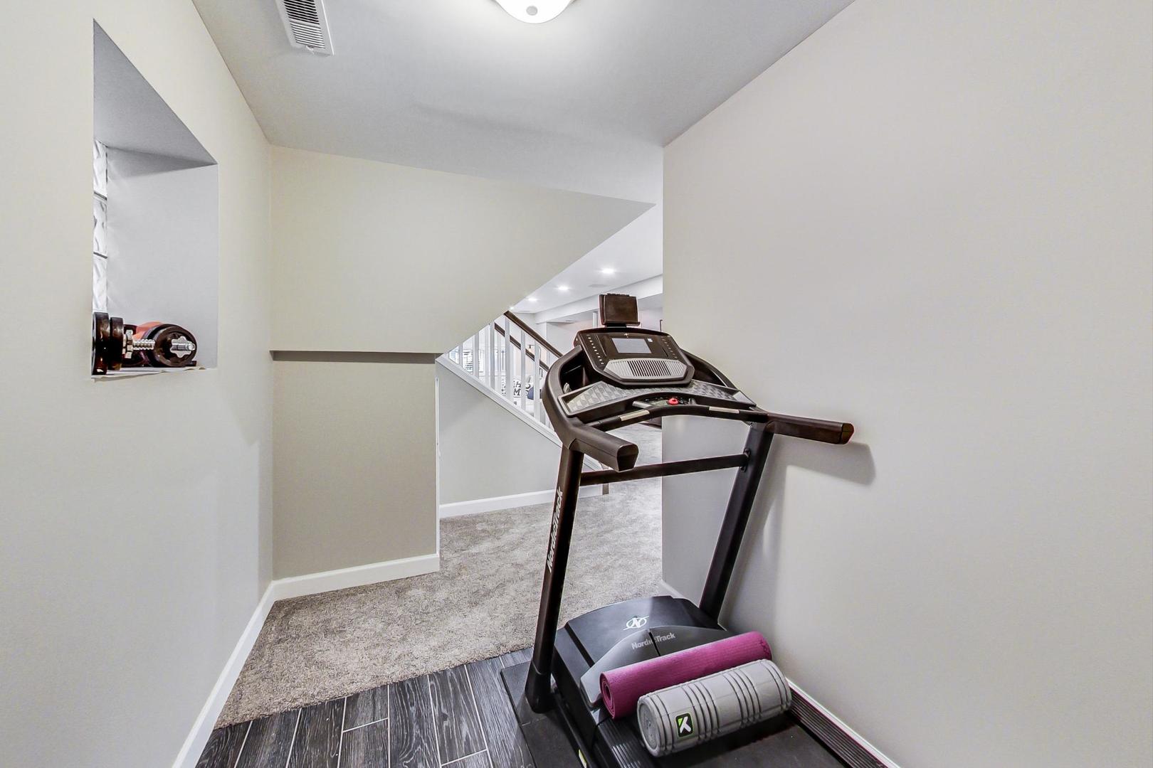 1532 West Fry Street, Unit 1 Chicago, IL 60642 - Photo 27 of 34 a view of staircase with wooden floor