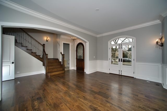 344 Forest Road Hinsdale, IL 60521 - Photo 4 of 25 a view of empty room with wooden floor and fan