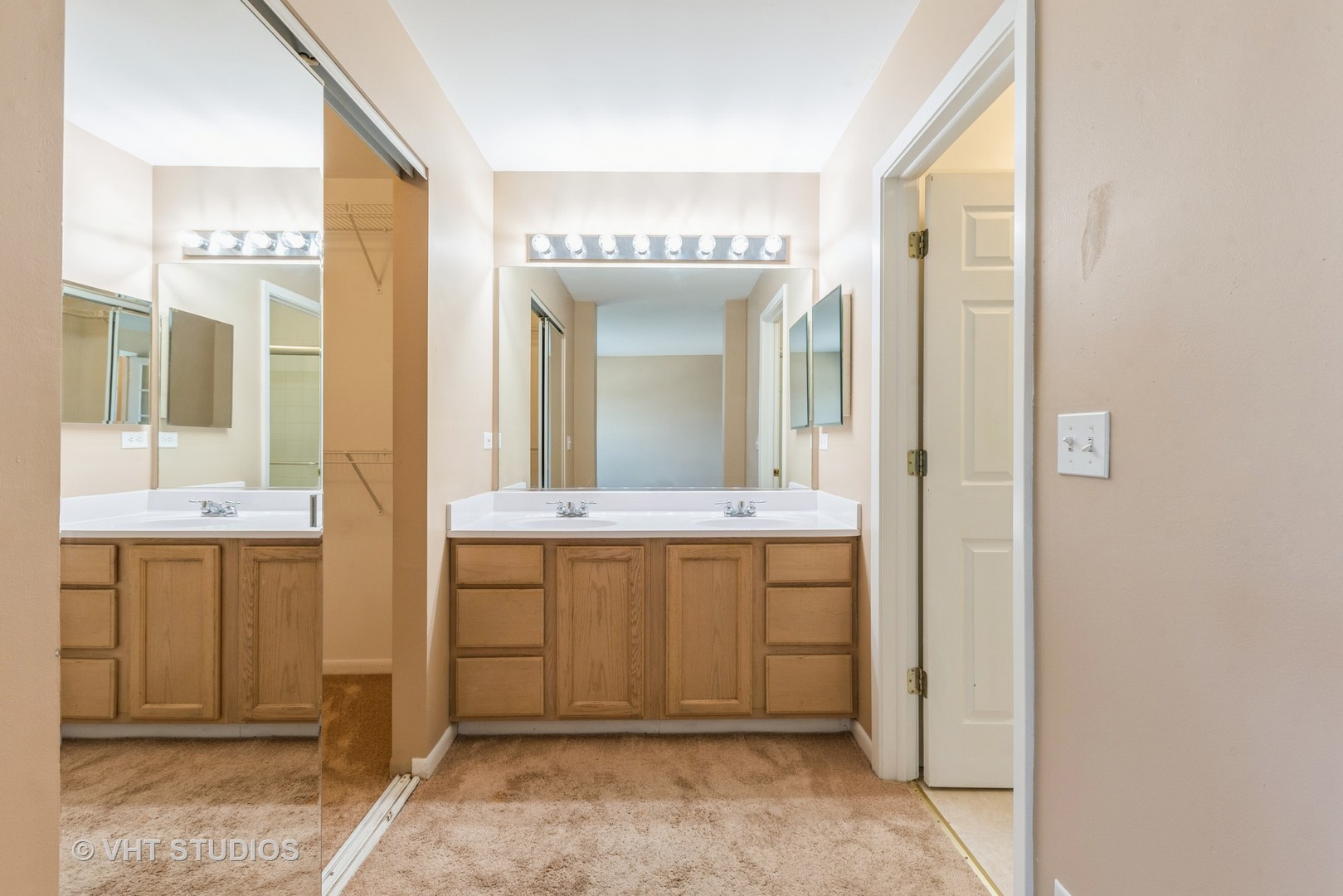 253 Hawk Court Schaumburg, IL 60193 - Photo 8 of 15 a bathroom with a sink and a mirror