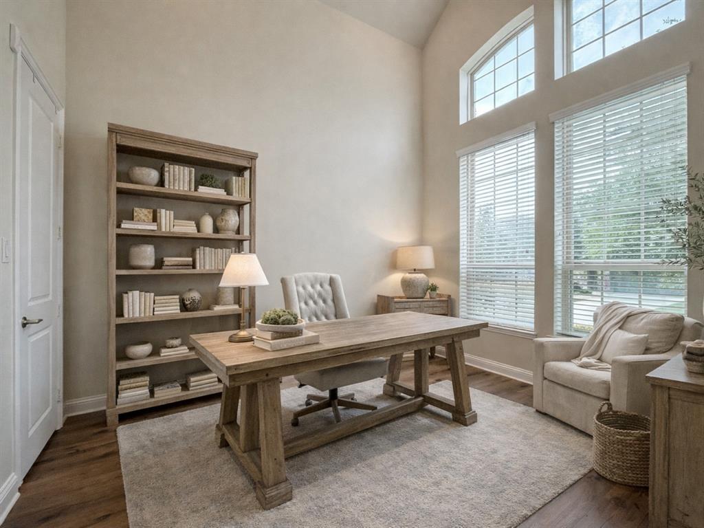 3044 Bold Ruler Road Celina, TX 75009 - Photo 5 of 36 a living room with furniture and a large window