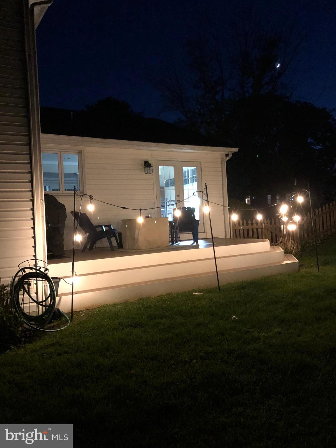 8211 Alston Road Baltimore, MD 21204 - Photo 41 of 41 Deck at Night