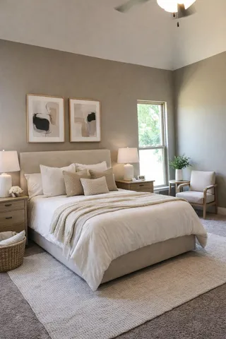 a living room with fireplace furniture and a wooden floor