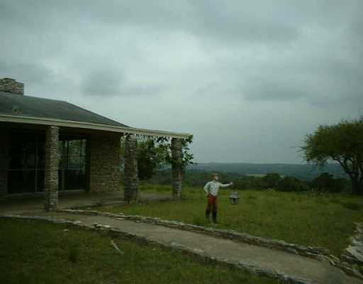 Exterior Front : View to north from top of hill