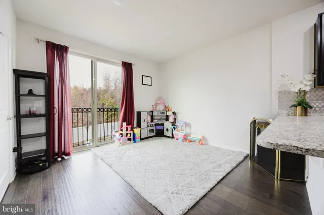 a very nice looking room with a large window