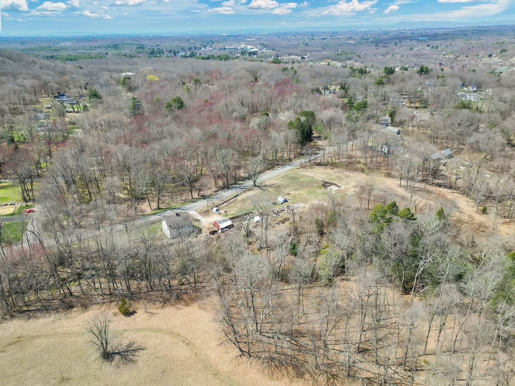 182 Mountain Road Wilbraham, MA 01095 - Photo 3 of 10 a view of a dry yard covered with trees