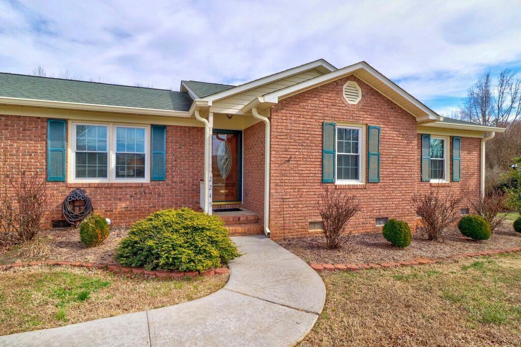2245 Barger Road Salisbury, NC 28146 - Photo 4 of 48 front view of a house with potted plants
