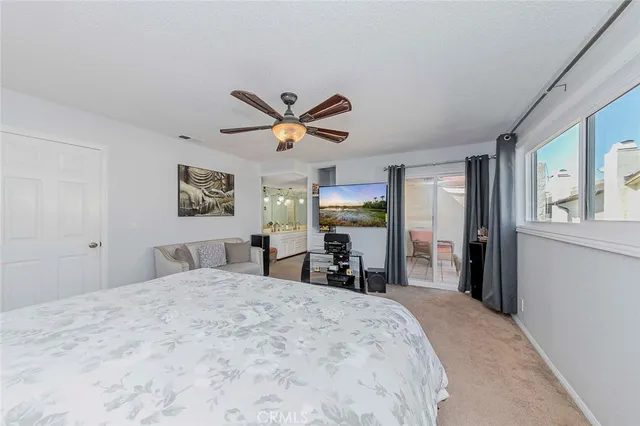 a spacious bathroom with a double vanity sink mirror and