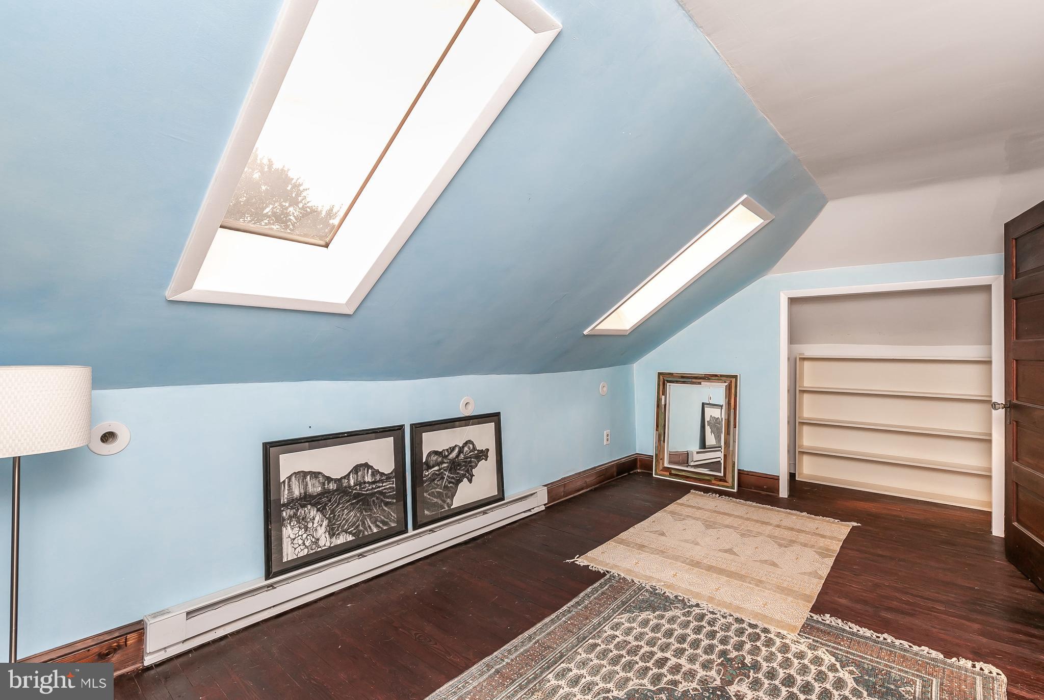 5506 Rusk Avenue Baltimore, MD 21215 - Photo 42 of 54 6th bedroom on 3rd floor with skylights