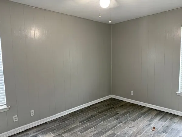 wooden floor in an empty room