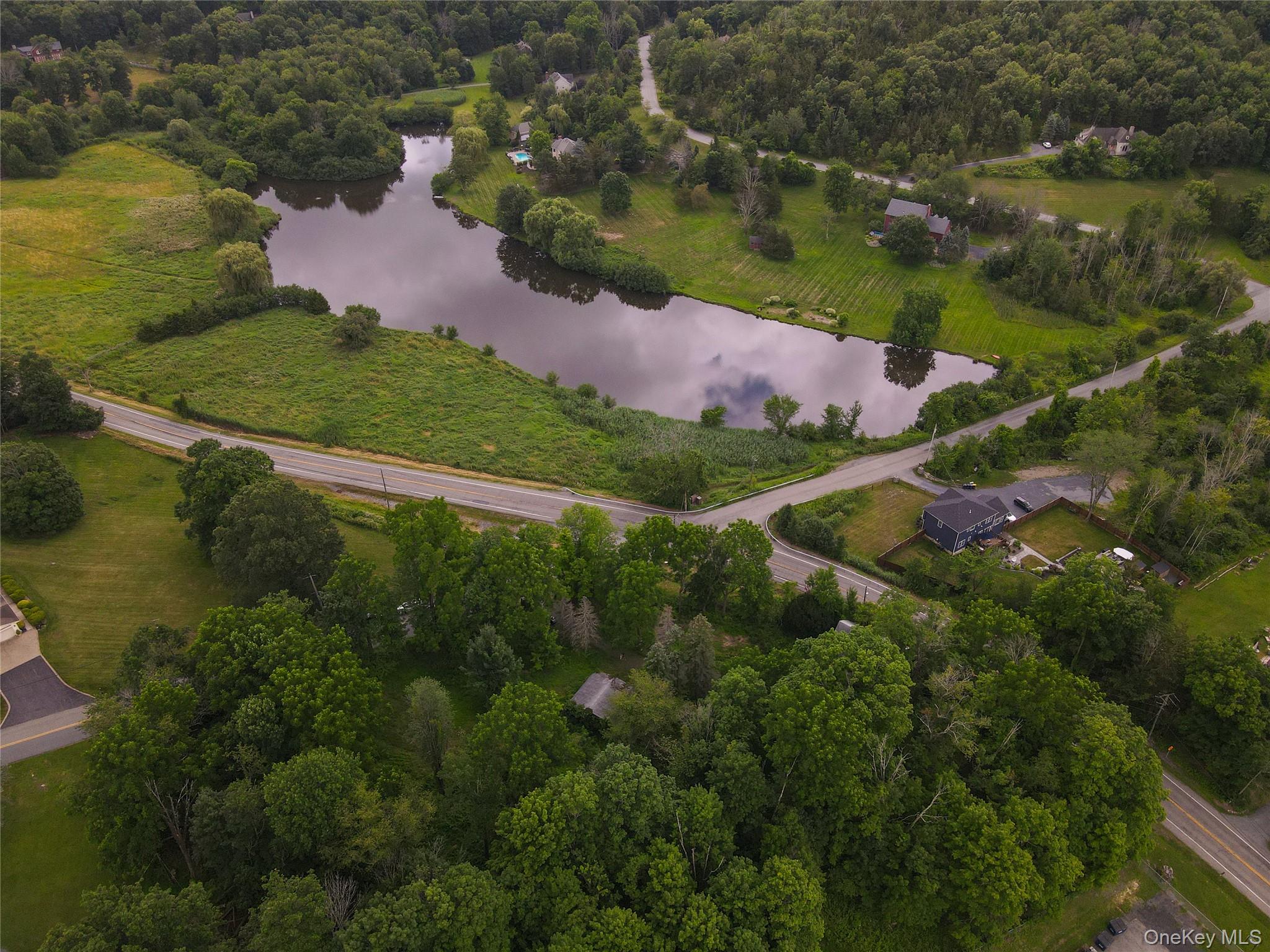 1 Jessup Road Warwick, NY 10990 - Photo 9 of 20 Aerial view of property and surrounding area featuring a large body of water