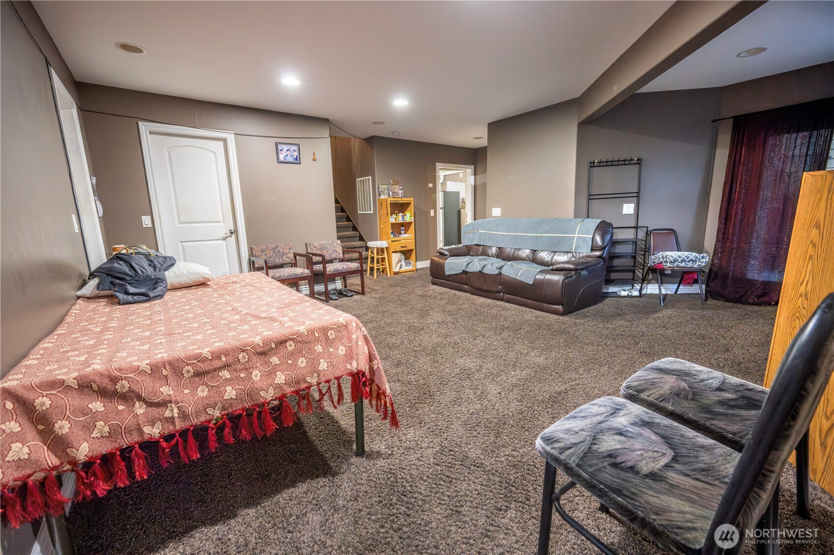 4173 Dover Street Bellingham, WA 98226 - Photo 38 of 40 a bed room with a bed and furniture