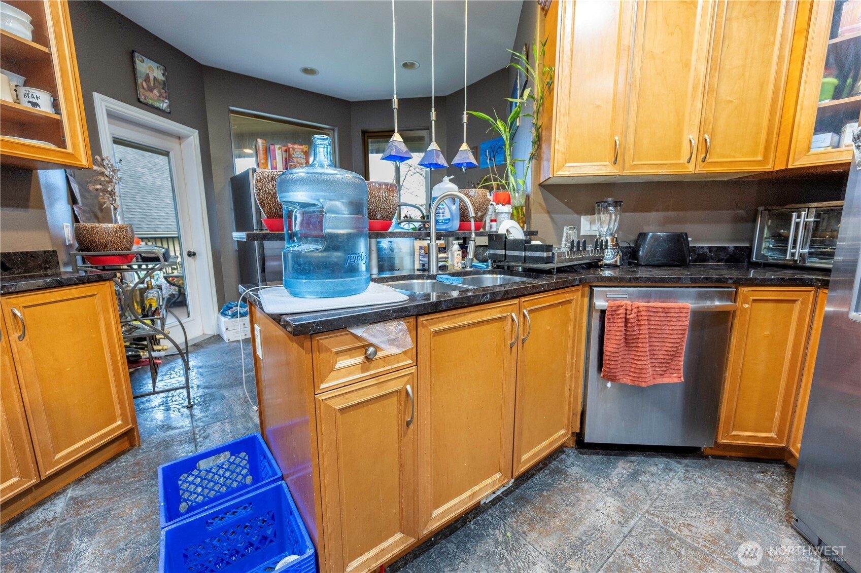 4173 Dover Street Bellingham, WA 98226 - Photo 10 of 40 a kitchen filled with stainless steel appliances granite countertop a sink and a refrigerator
