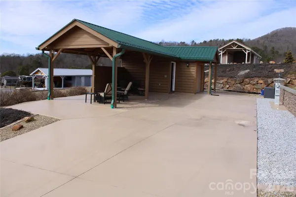 an entryway of a house