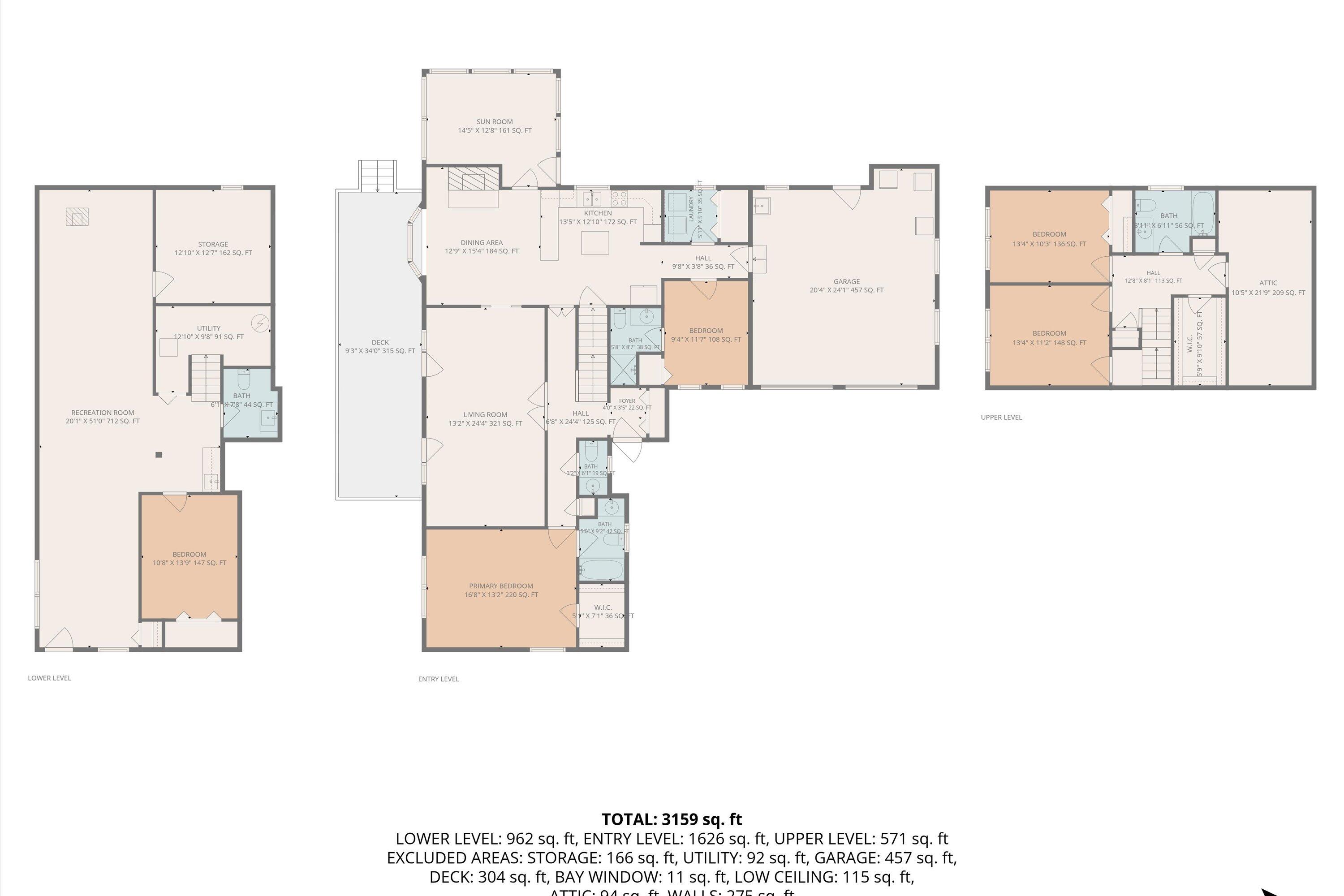 570 Mirey Branch Road Boones Mill, VA 24065 - Photo 43 of 43 Floor Plan