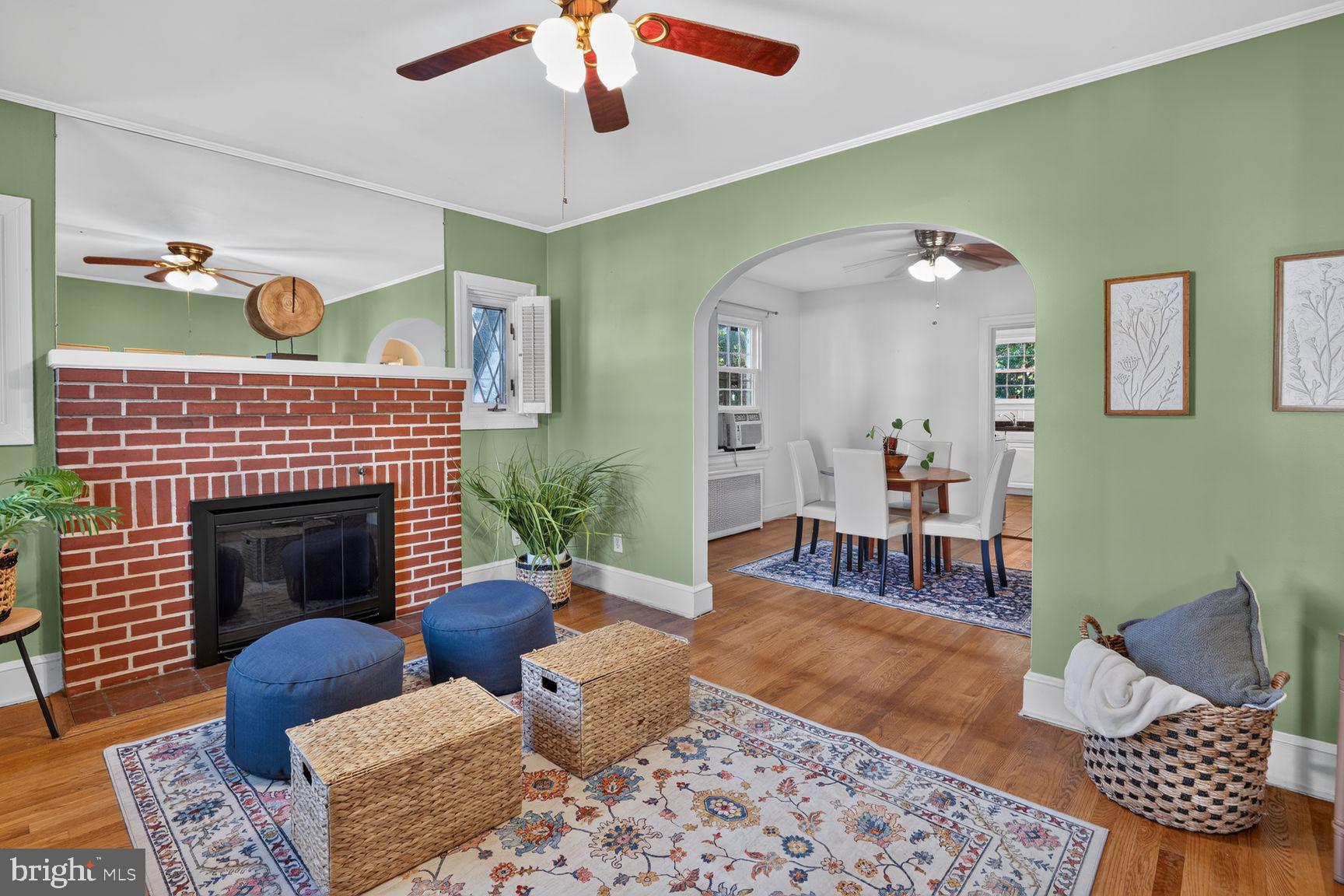 1036 Elm Ridge Avenue Baltimore, MD 21229 - Photo 4 of 30 Archway open to dining room