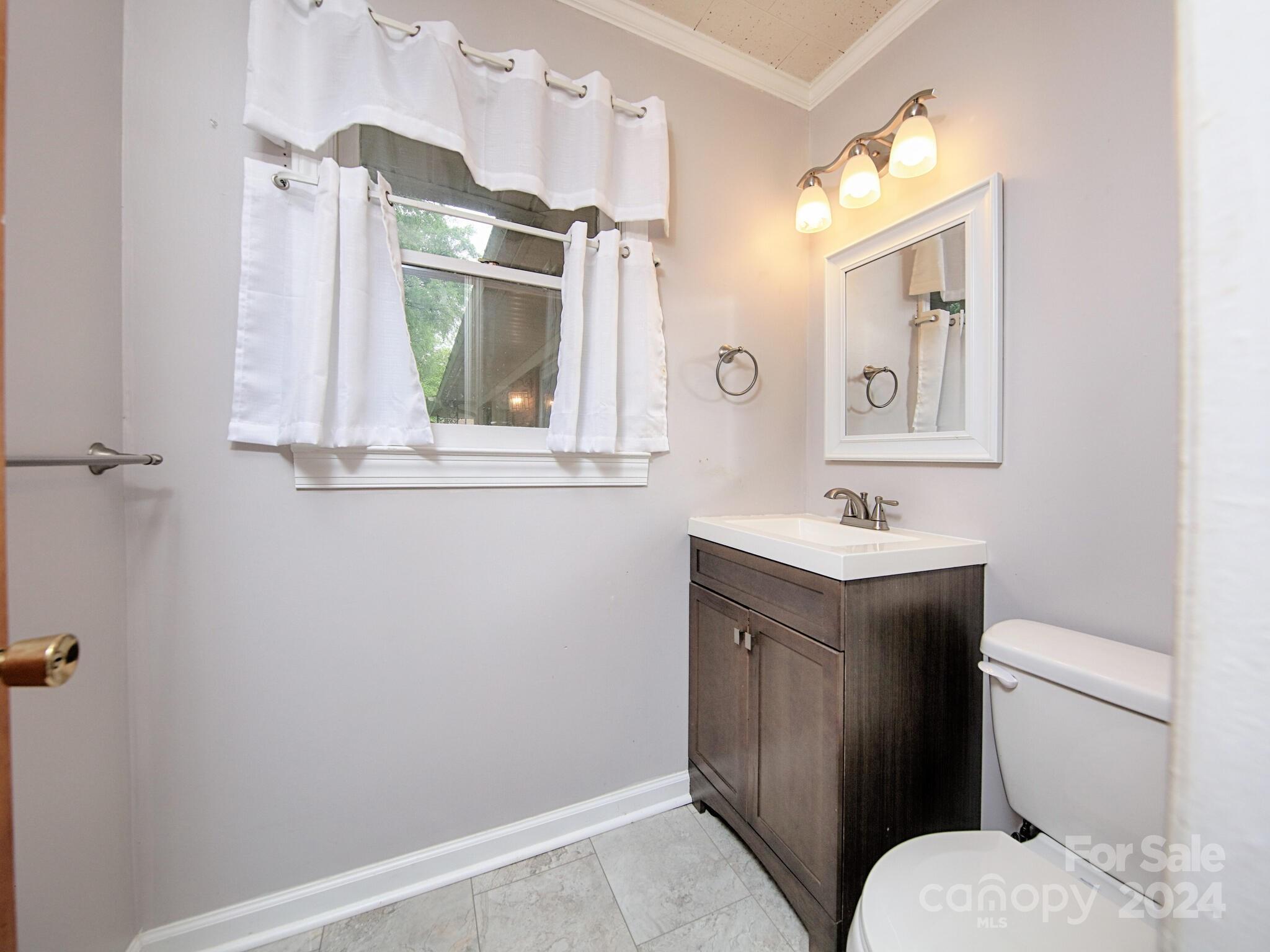 446 Fieldstone Road Mooresville, NC 28115 - Photo 22 of 30 a bathroom with a sink vanity mirror and toilet