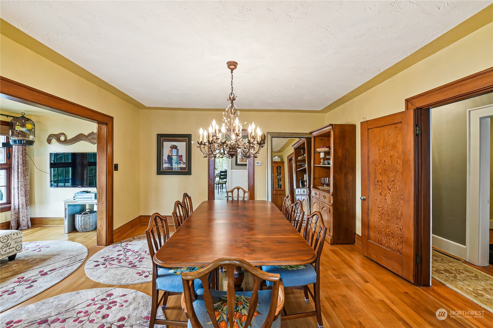 5918 Sunset Avenue Anacortes, WA 98221 - Photo 11 of 38 a dining room with furniture and chandelier kitchen view