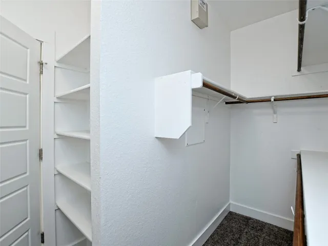 a view of walk in closet