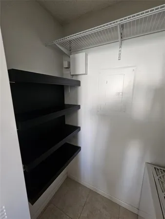 a view of a store room with shelf