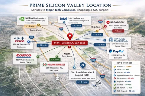 $1,958,000 | 1414 Turlock Lane, San Jose, CA 95132