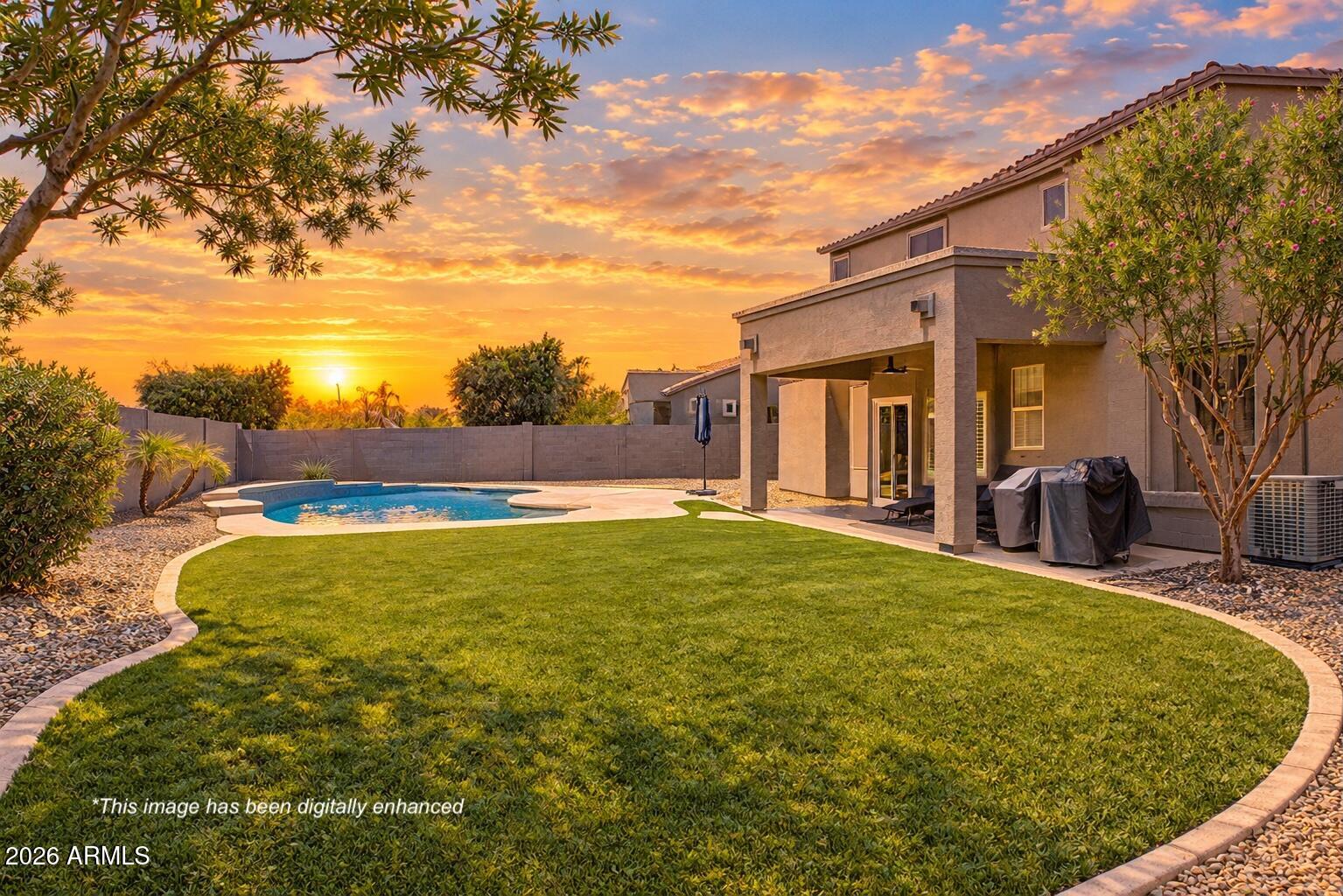 3279 East Hopkins Road Gilbert, AZ 85295 - Photo 22 of 53 BackyrdSE2NWENHANCED