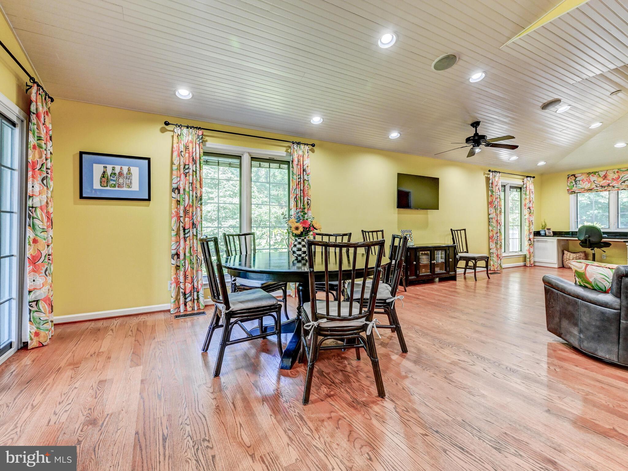 265 Hunters Ridge Road Lutherville-Timonium, MD 21093 - Photo 13 of 42 a view of a dining room with furniture and wooden floor