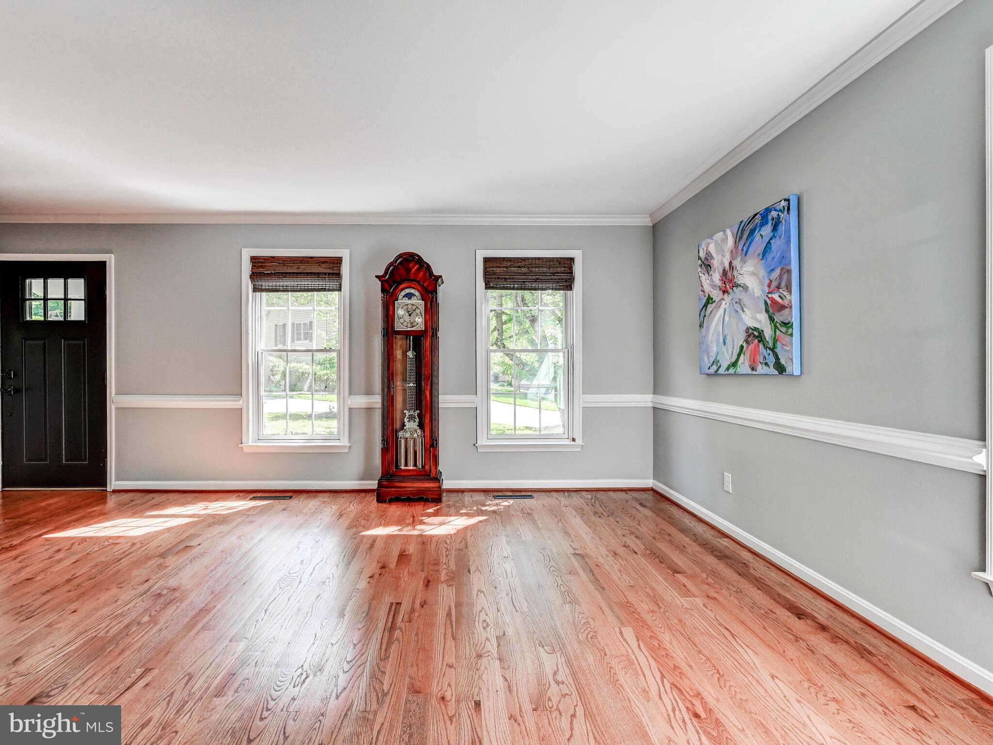 265 Hunters Ridge Road Lutherville-Timonium, MD 21093 - Photo 15 of 42 wooden floor in an empty room with a window