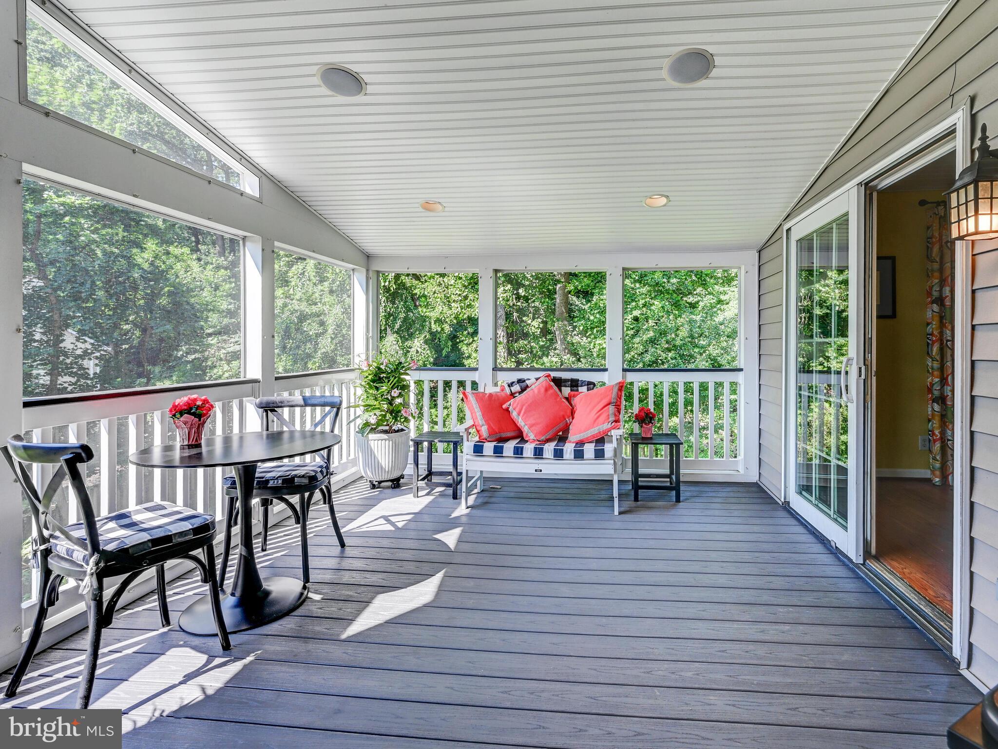 265 Hunters Ridge Road Lutherville-Timonium, MD 21093 - Photo 33 of 42 a view of a patio with wooden floor