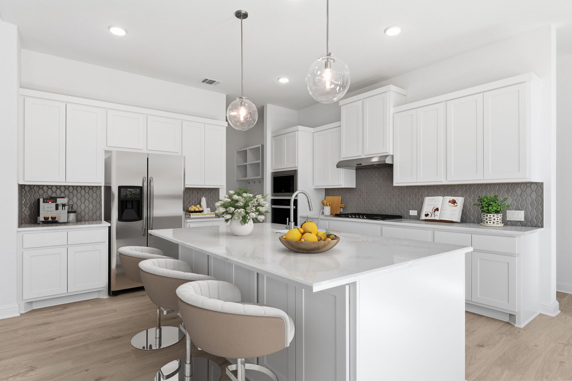 372 Wood Thrush Run Kyle, TX 78640 - Photo 6 of 38 Light & Bright Kitchen - Virtually Staged