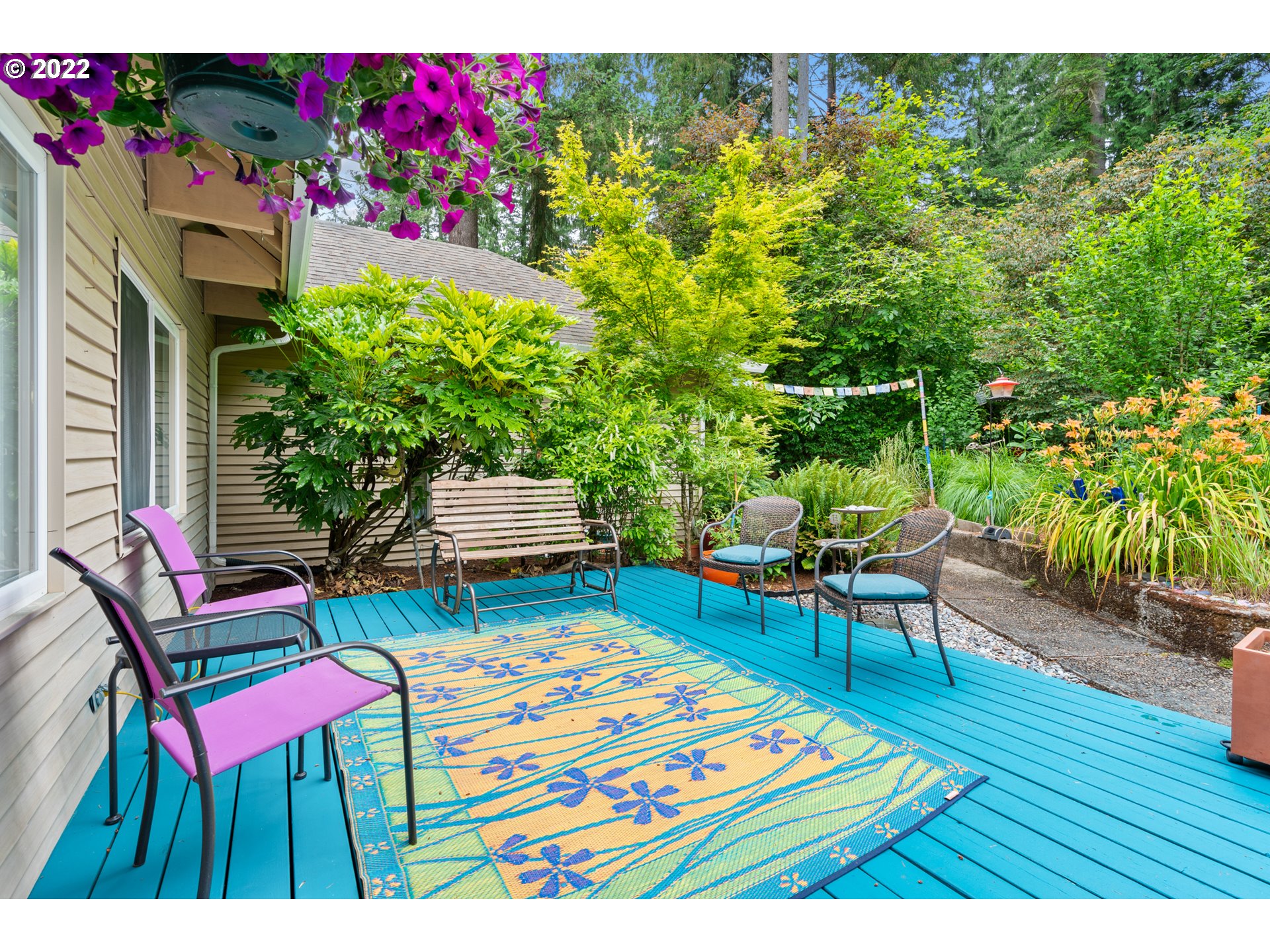 3201 Northwest 199th Street Ridgefield, WA 98642 - Photo 3 of 32 a backyard of a house with seating space