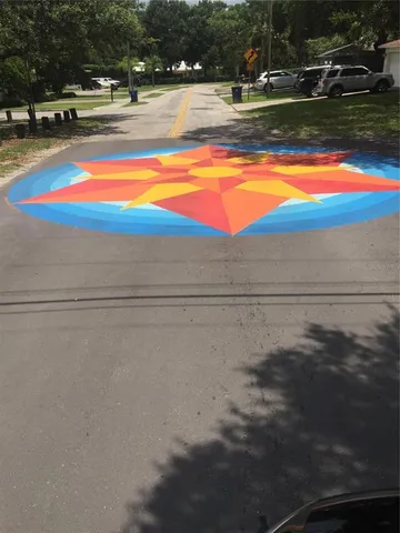 a view of swimming pool with yard