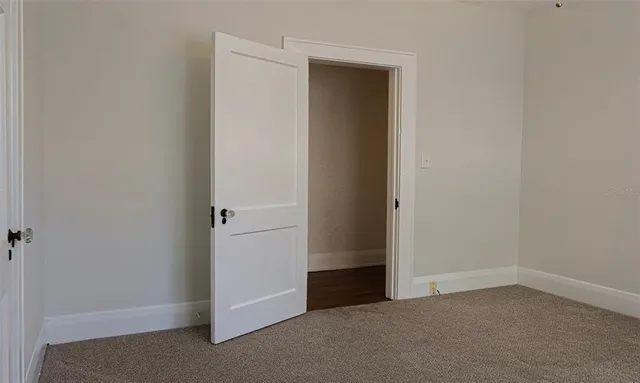 a view of an empty room