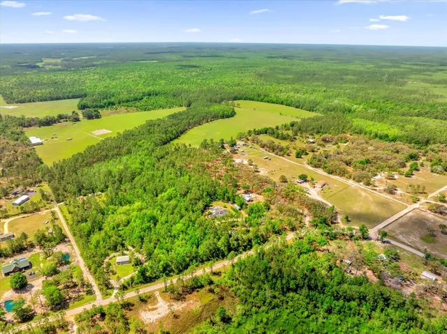a view of an ocean from a yard