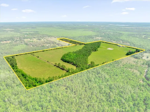 a view of an outdoor space and swimming pool