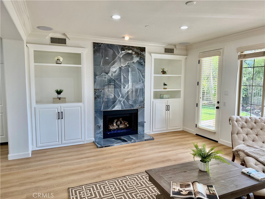 2 Via Destino San Clemente, CA 92673 - Photo 4 of 14 a living room with furniture and a fireplace