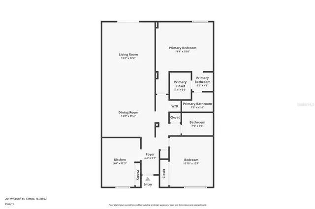 $2,400 | 201 West Laurel Street, Unit 408, Tampa, FL 33602