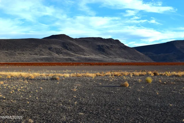 a view of an outdoor space with mountain view