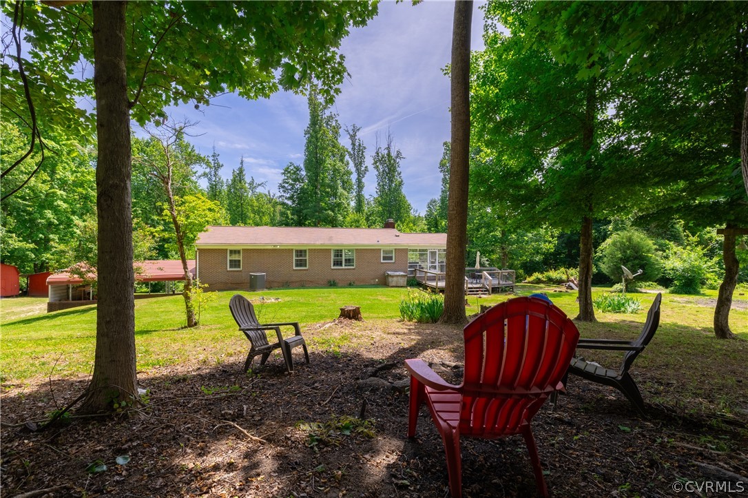 6039 Old Nottoway Road Crewe, VA 23930 - Photo 35 of 46 a view of a chairs and table in the garden