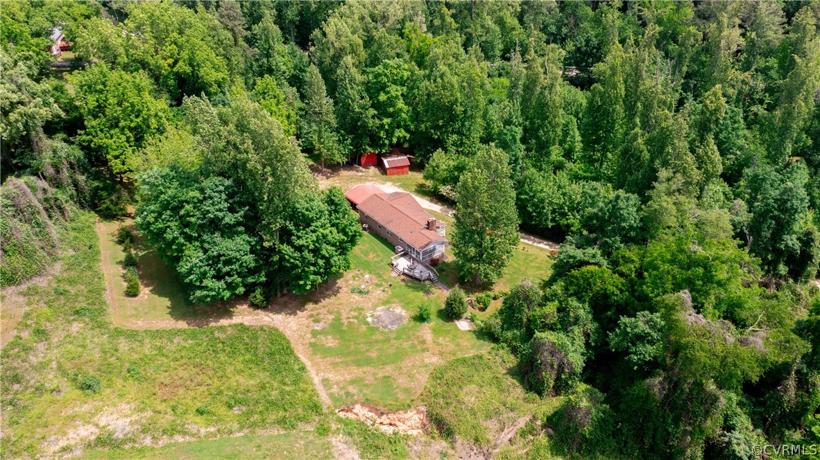 6039 Old Nottoway Road Crewe, VA 23930 - Photo 5 of 46 an aerial view of residential house with green space