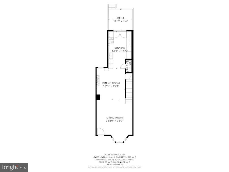 131 P Street Northwest Washington, DC 20001 - Photo 41 of 44 Main level