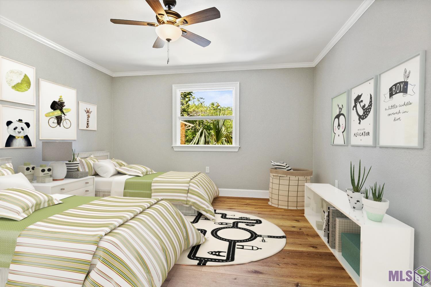 365 Court Street Baton Rouge, LA 70810 - Photo 15 of 19 Bedroom 2 - Virtually Staged