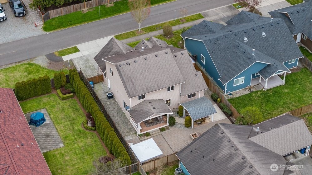 1152 Johnson Street Monroe, WA 98272 - Photo 37 of 38 an aerial view of residential houses with outdoor space