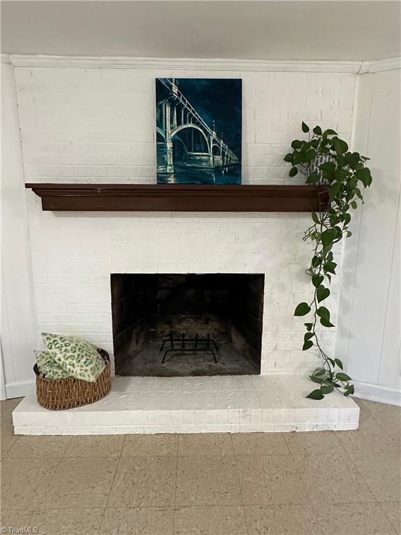 4261 Witherow Road Winston-Salem, NC 27106 - Photo 28 of 40 Fireplace in rec room