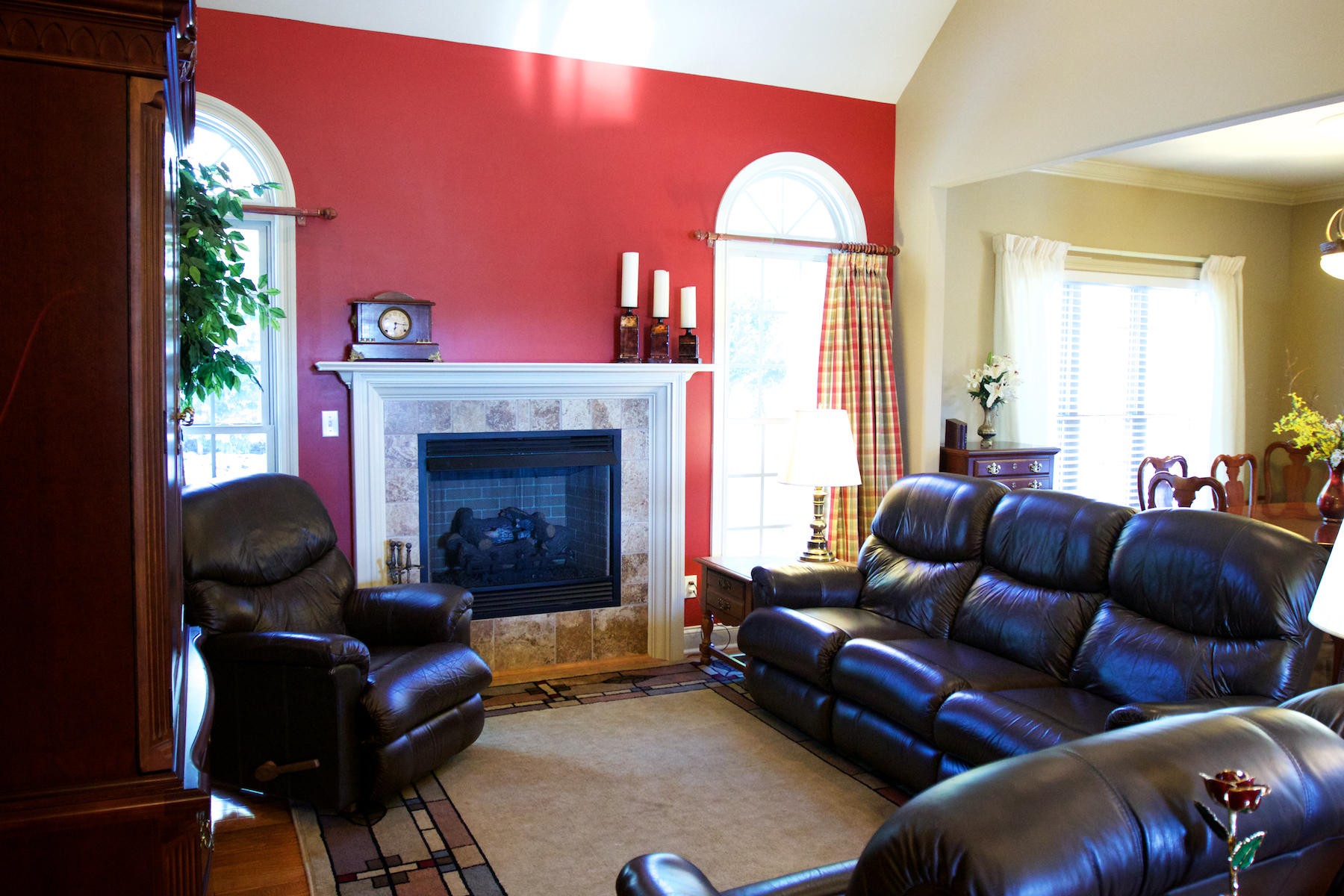 113 Crossroads Boulevard Oak Ridge, TN 37830 - Photo 3 of 24 a living room with furniture a fireplace and a large window