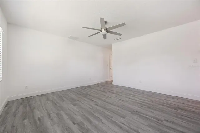 wooden floor in an empty room