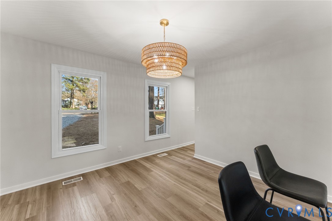 10209 Stonemill Road Henrico, VA 23233 - Photo 15 of 28 a workspace with wooden floor